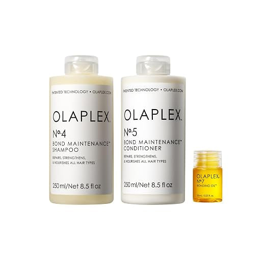 OLAPLEX Wash & Shine Hair Kit | Shampoo & Conditioner, Bonding Oil